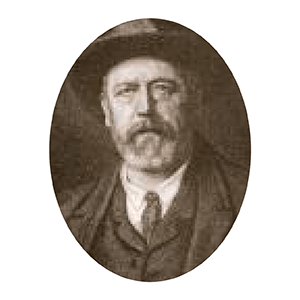 Historisches Porträt des Malers Wilhelm Leibl