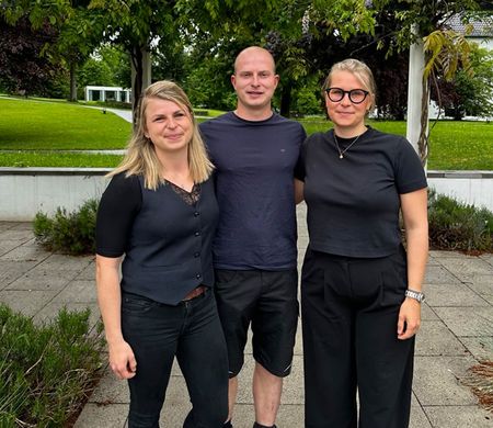 Die drei Geschwister Tomschiczek vom Café Lotte Bad Aibling